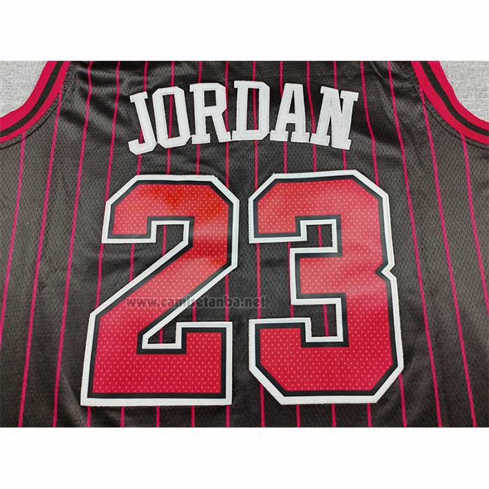 Camiseta Chicago Bulls Michael Jordan NO 23 Statement 2025-26 Negro